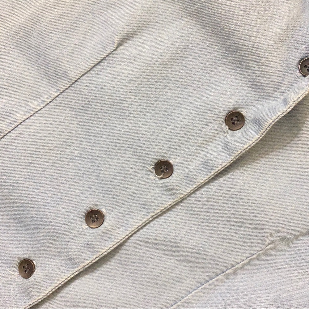 Courtshop Denim Ruffle Top - Picture 5 of 7